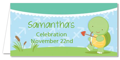 Turtle | Sagittarius Horoscope - Personalized Baby Shower Place Cards