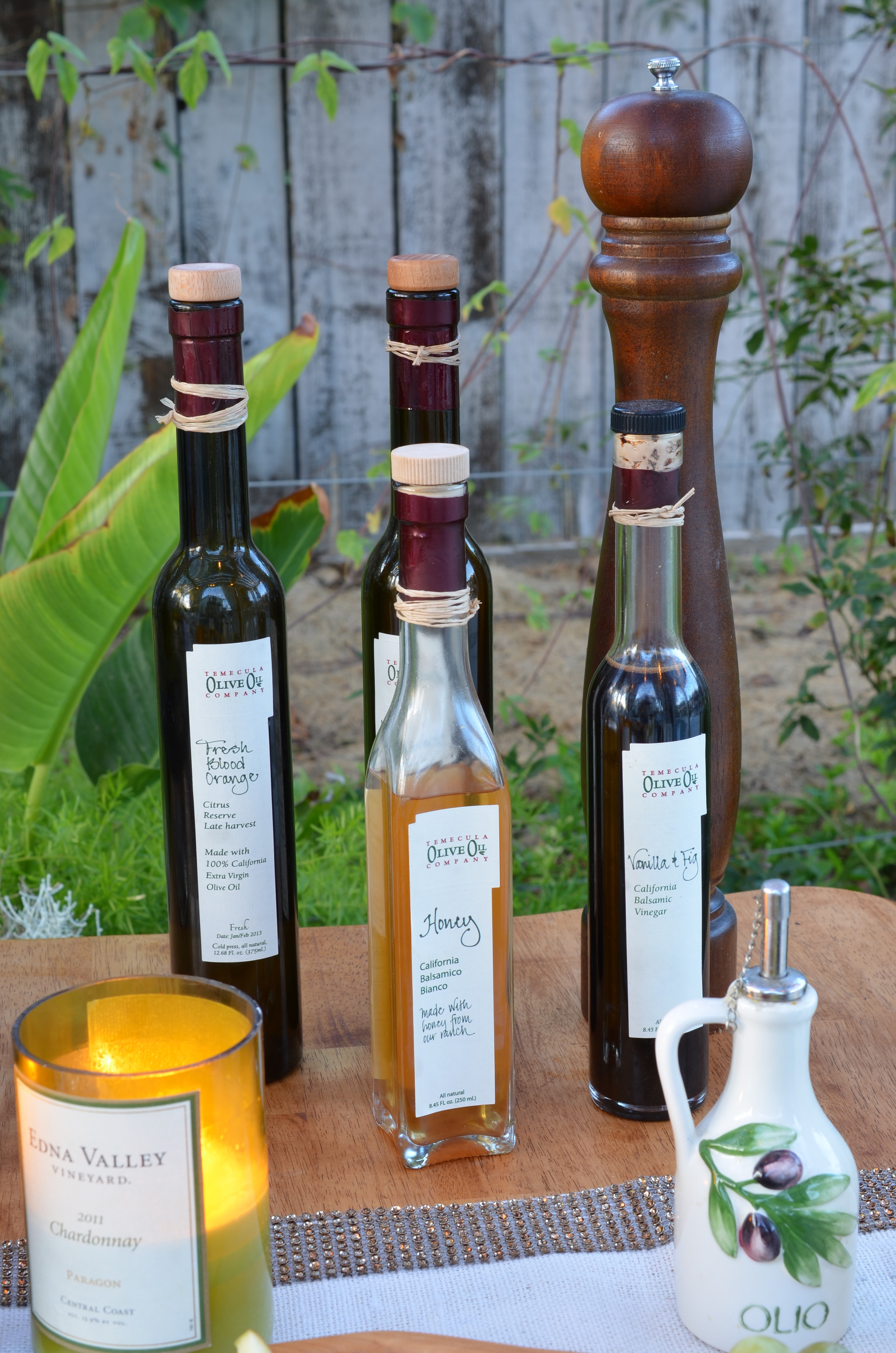 Wine & Cheese Party - Candles and Favors