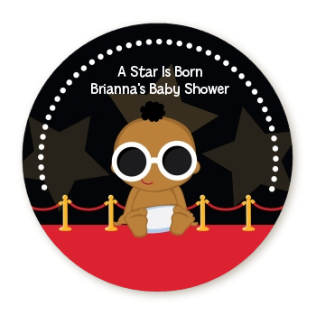  A Star Is Born!® Hollywood - Personalized Baby Shower Table Confetti Caucasian Boy