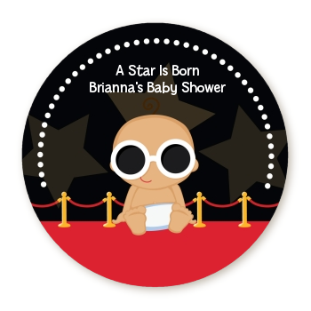  A Star Is Born!® Hollywood - Personalized Baby Shower Table Confetti Caucasian Boy