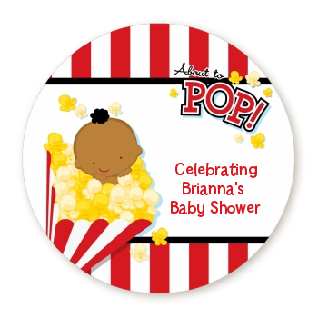  About To Pop &reg; - Personalized Baby Shower Table Confetti Caucasian