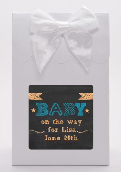 Baby Boy Chalk Inspired - Baby Shower Goodie Bags
