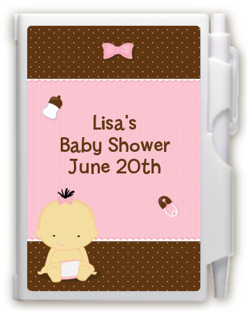 Baby Girl Asian - Baby Shower Personalized Notebook Favor