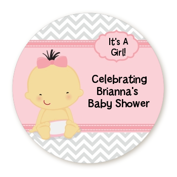  Baby Girl Asian - Personalized Baby Shower Table Confetti 