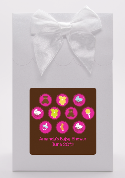 Baby Icons Pink - Baby Shower Goodie Bags