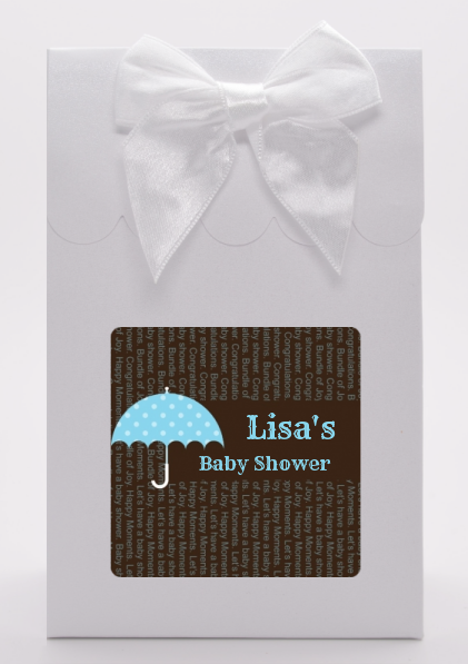 Baby Sprinkle Umbrella Blue - Baby Shower Goodie Bags