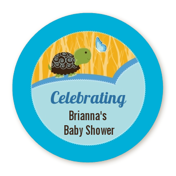  Baby Turtle Blue - Personalized Baby Shower Table Confetti 