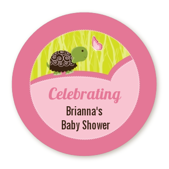  Baby Turtle Pink - Personalized Baby Shower Table Confetti 