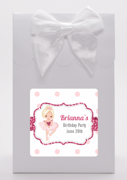  Ballerina - Birthday Party Goodie Bags Black Hair