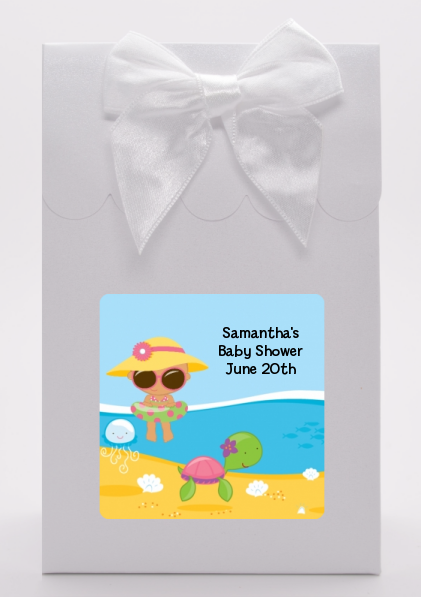 Beach Baby Hispanic Girl - Baby Shower Goodie Bags