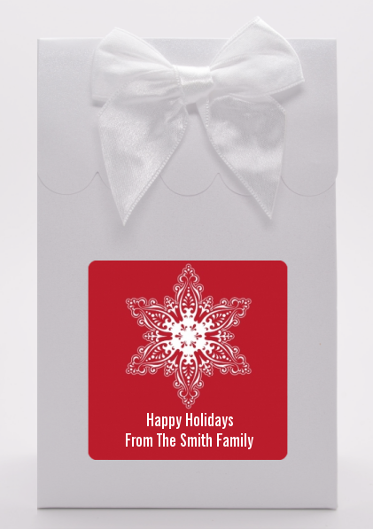 Big Red Snowflake - Christmas Goodie Bags