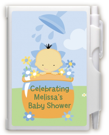 Blooming Baby Boy Asian - Baby Shower Personalized Notebook Favor