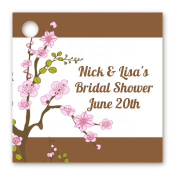 Blossom - Personalized Bridal Shower Card Stock Favor Tags