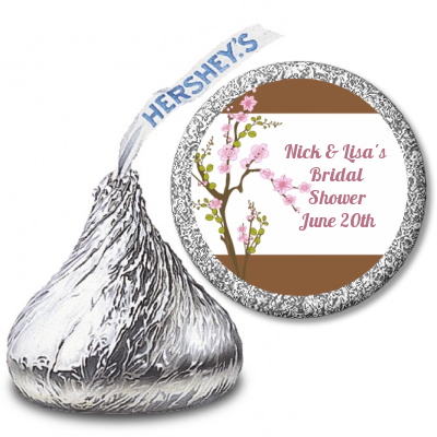 Blossom - Hershey Kiss Bridal Shower Sticker Labels