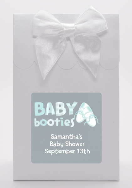 Booties Blue - Baby Shower Goodie Bags