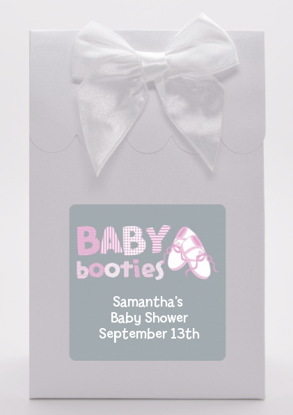 Booties Pink - Baby Shower Goodie Bags