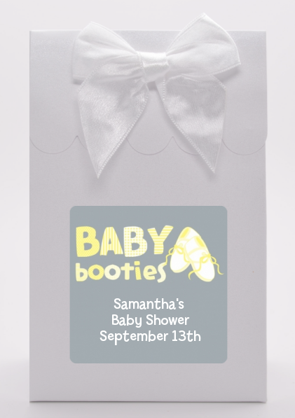 Booties Yellow - Baby Shower Goodie Bags