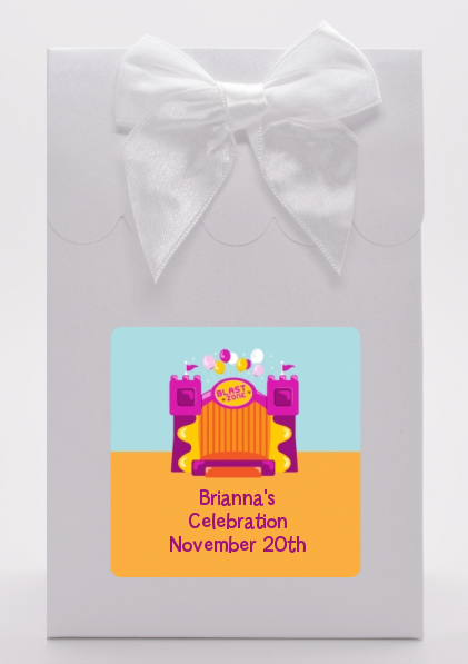 Bounce House Purple and Orange - Birthday Party Goodie Bags