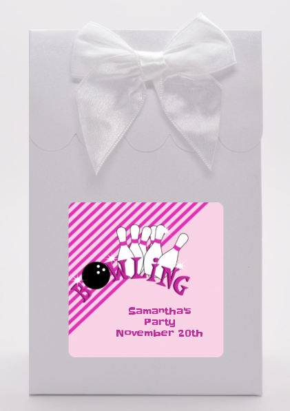 Bowling Girl - Birthday Party Goodie Bags