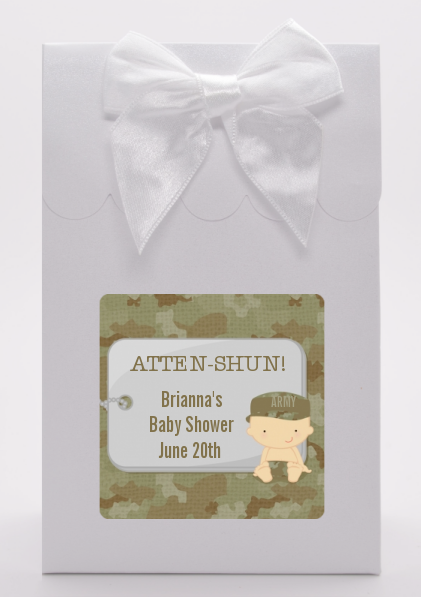  Camo Military - Baby Shower Goodie Bags Caucasian