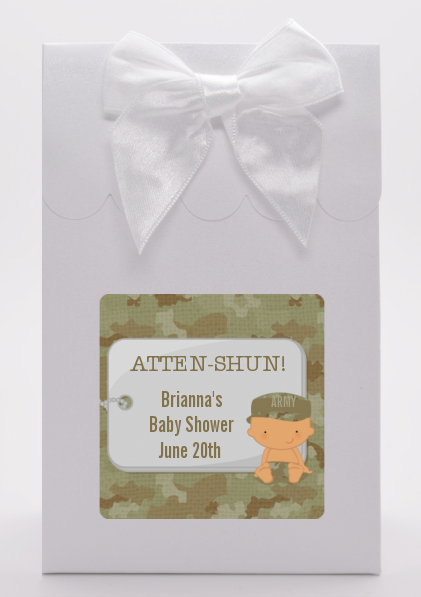  Camo Military - Baby Shower Goodie Bags Caucasian