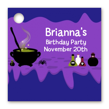 Cauldron & Potions - Personalized Birthday Party Card Stock Favor Tags