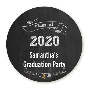  Chalkboard Celebration - Personalized Graduation Party Table Confetti 