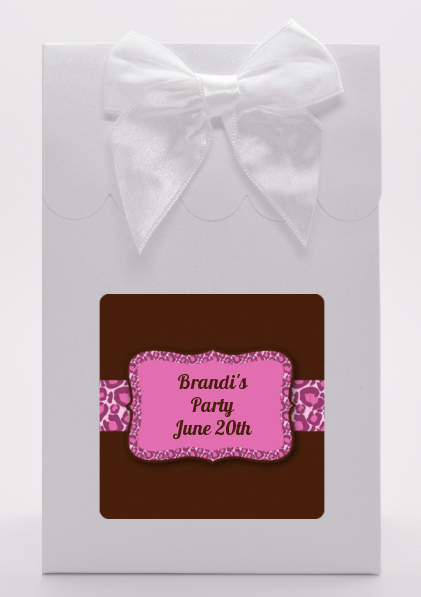 Cheetah Print Pink - Birthday Party Goodie Bags