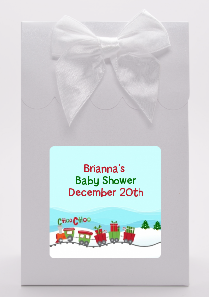 Choo Choo Train Christmas Wonderland - Baby Shower Goodie Bags
