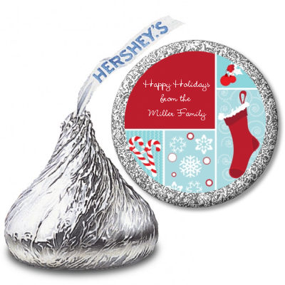 Christmas Spectacular - Hershey Kiss Christmas Sticker Labels