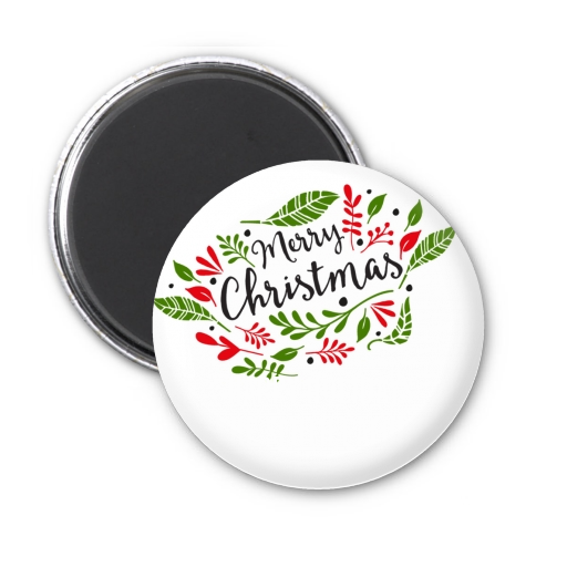  Christmas Time - Personalized Christmas Magnet Favors Option 1