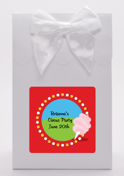 Circus Cotton Candy - Birthday Party Goodie Bags