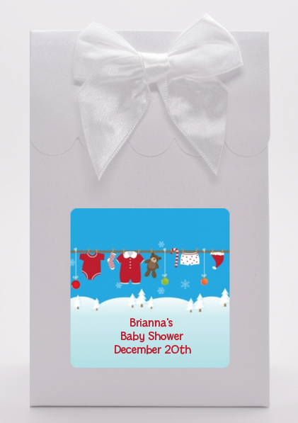 Clothesline Christmas - Baby Shower Goodie Bags