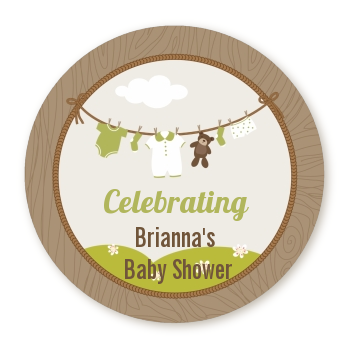  Clothesline It's A Baby - Personalized Baby Shower Table Confetti 