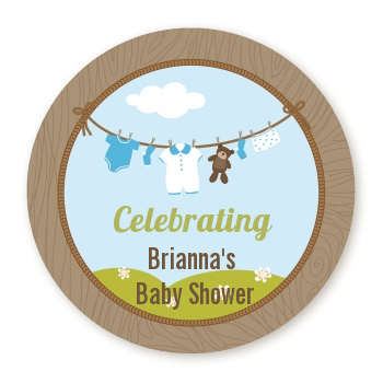  Clothesline It's A Boy - Personalized Baby Shower Table Confetti 