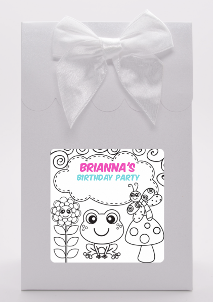 Color Your Own - Spring Garden - Birthday Party Goodie Bags