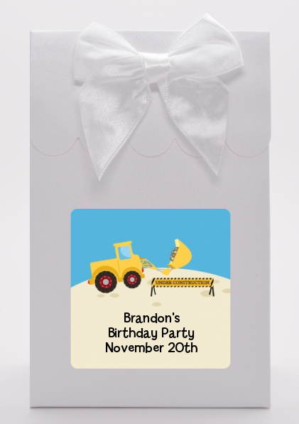 Construction Truck - Baby Shower Goodie Bags