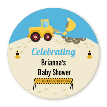  Construction Truck - Personalized Baby Shower Table Confetti 