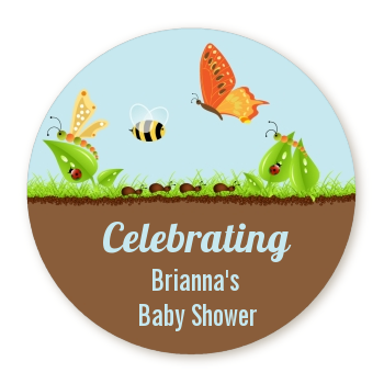  Critters Bugs & Insects - Personalized Baby Shower Table Confetti 