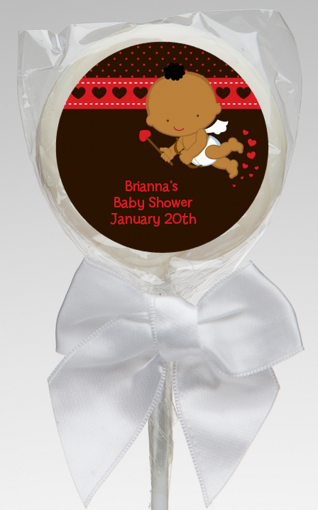 Cupid Baby Valentine's Day - Personalized Baby Shower Lollipop Favors Caucasian