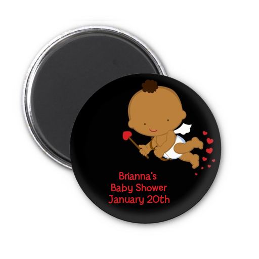  Cupid Baby Valentine's Day - Personalized Baby Shower Magnet Favors Caucasian