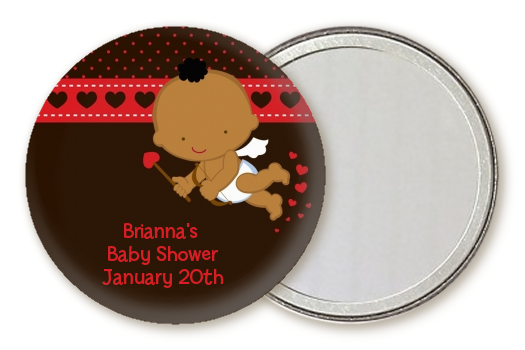  Cupid Baby Valentine's Day - Personalized Baby Shower Pocket Mirror Favors Caucasian