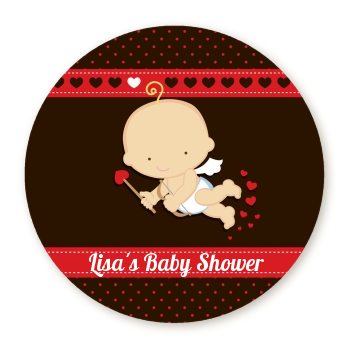  Cupid Baby Valentine's Day - Personalized Baby Shower Table Confetti Caucasian