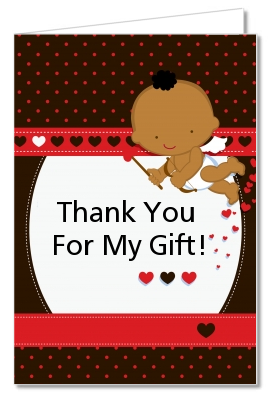  Cupid Baby Valentine's Day - Baby Shower Thank You Cards Caucasian
