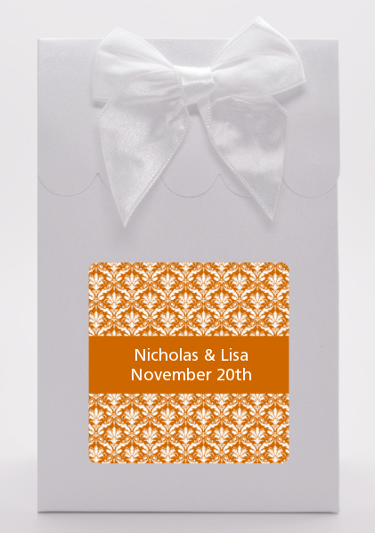 Damask Pattern - Bridal Shower Goodie Bags