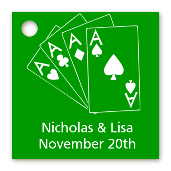 Deck of Cards - Personalized Bridal Shower Card Stock Favor Tags