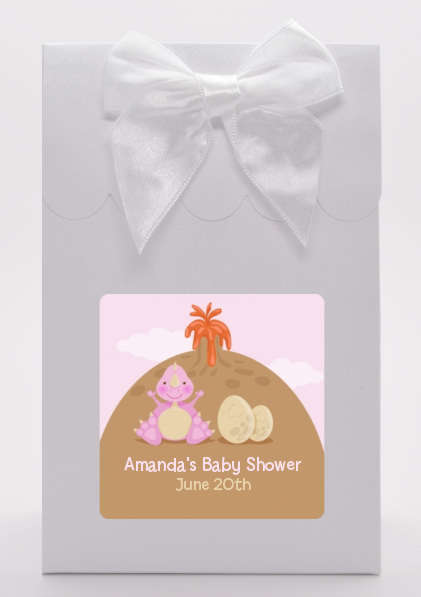 Dinosaur Baby Girl - Baby Shower Goodie Bags