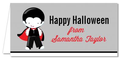 Dracula - Personalized Halloween Place Cards