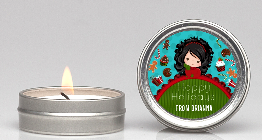  Dreaming of Sweet Treats - Christmas Candle Favors Option 1