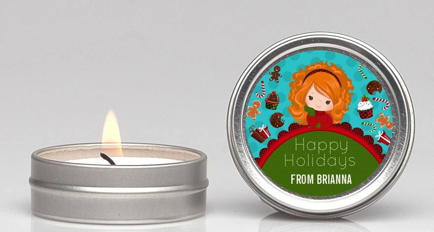  Dreaming of Sweet Treats - Christmas Candle Favors Option 1